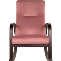 Кресло-качалка Мебелик Ирса (пудровый/венге) в Гомеле