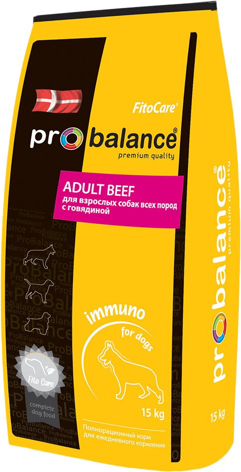 

Сухой корм для собак Probalance Immuno Adult Beef 15 кг