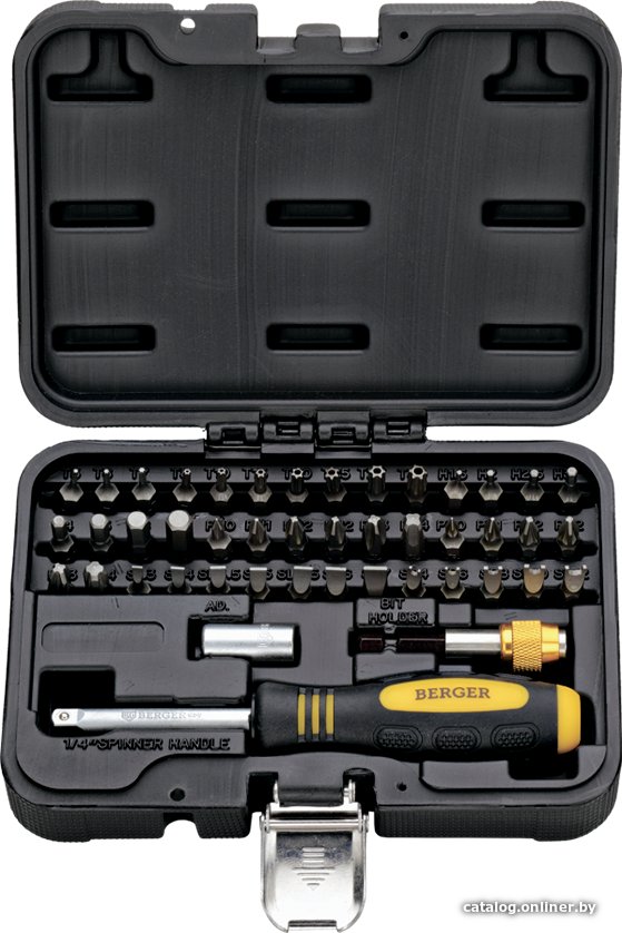 Набор отвертка с битами Berger BG2185 (45 предметов)
