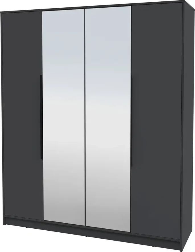 

Шкаф распашной Интерлиния Концепт КТ-Ш4з Глосс (антрацит/пепел)