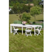 Стол Ipae Progarden Queen QUE012BI (белый)