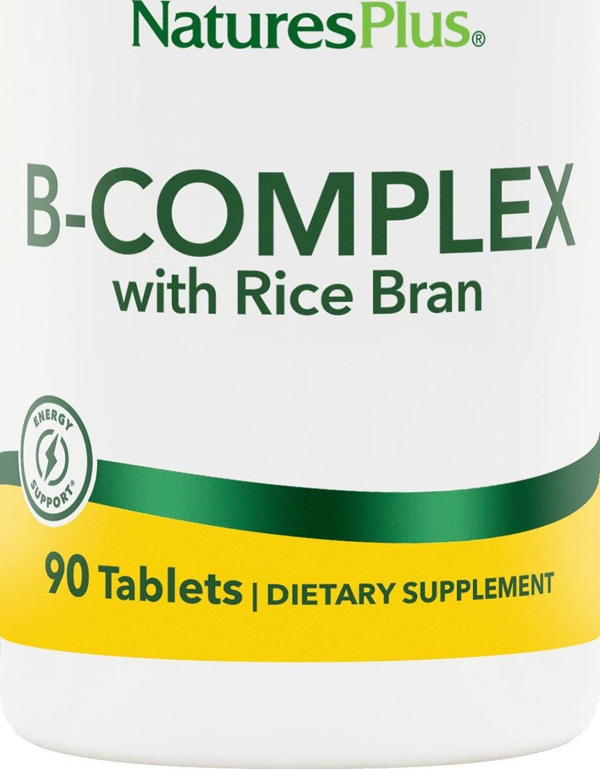 Комплекс NaturesPlus B-Complex with Rice Bran (90 таблеток)