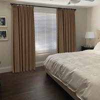 Комплект штор Mio Tesoro Канвас 200x250 (2шт, шоколад)