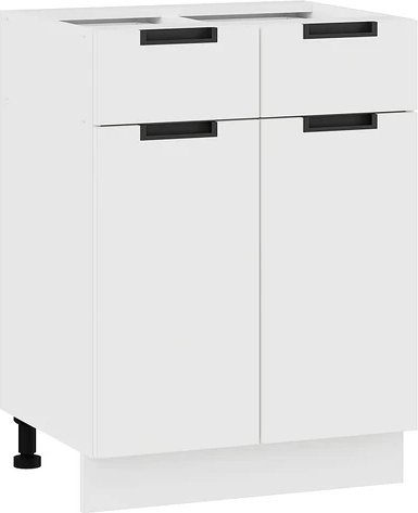 

Шкаф напольный Трия Гренада 1Н6Я1 (белый/холст белый)