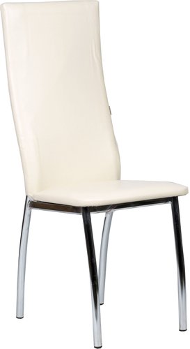 Стул ВВР Версаль (ваниль/хром, экокожа)