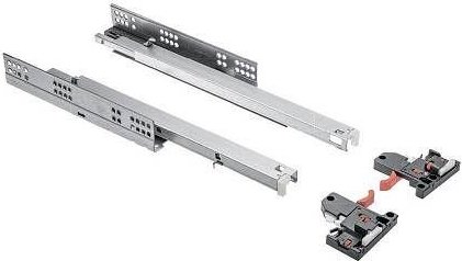 

Направляющие скрытого монтажа GTV Modern Slide с 3D регулировкой полного выдвижения c доводчиком 450 мм