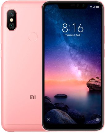 Xiaomi Redmi Note 6 Pro 3GB/32GB международная версия (розовый)