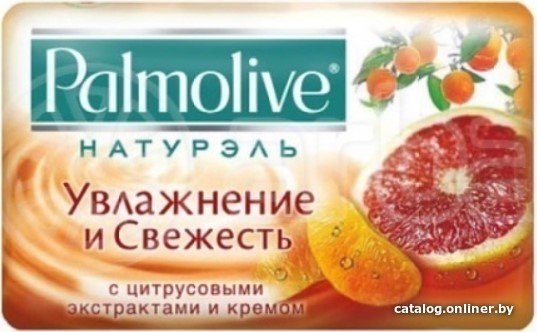 Palmolive Мыло твердое Натурэль. Увлажнение и Свежесть с цитрусовым экстрактом и кремом 150 г