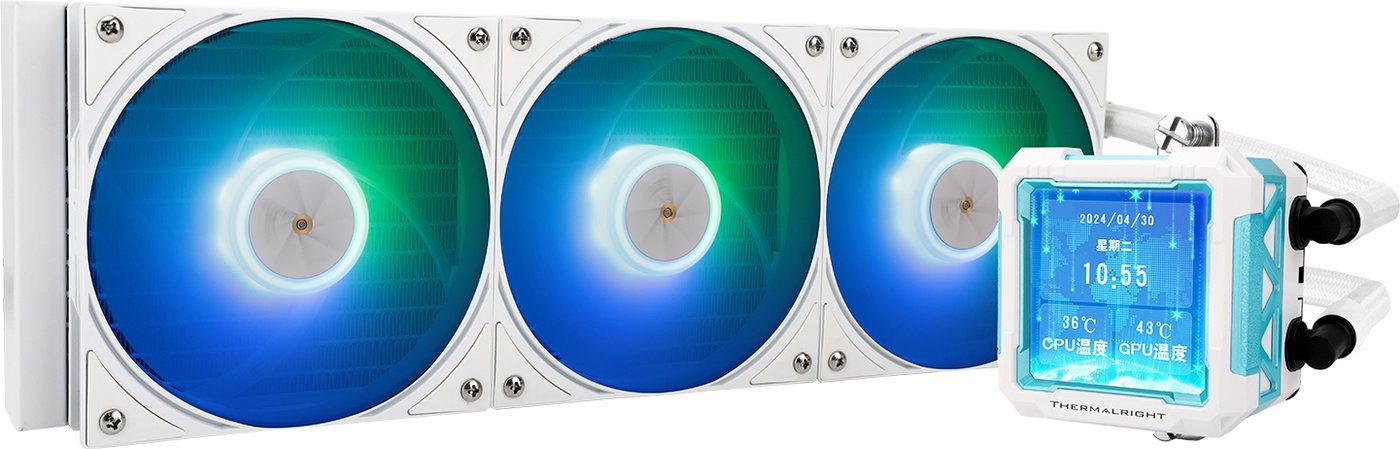 

Система жидкостного охлаждения для процессора Thermalright Frozen Warframe Pro 360 ARGB (белый)