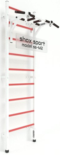 Шведская стенка (лестница) Shox M2 (белый/красный)