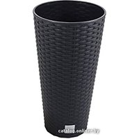 Кашпо Prosperplast Rato tubus DRTUS400 (антрацит)