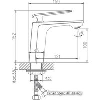 Смеситель Haiba HB10548-8 (белый)