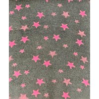 Коврик (подстилка) Profleece Звездочки PF028 (графит/вишневый)