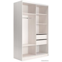 Шкаф-купе Евва 158 ВS.01 АЭП ШК.2 01 (бодега/хром)