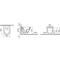 Унитаз подвесной Vitra S50 7740B003-0850
