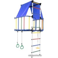 Детский спортивный комплекс Формула здоровья Индиго-L Плюс (синий/белый/радуга)