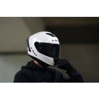 Мотошлем LS2 FF820 Rapid III Flow (S, белый/серый)