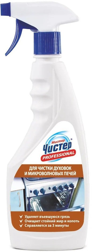 

Средство для барбекю Мистер Чистер Для чистки духовых и микроволновых печей 500 мл