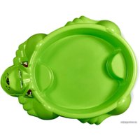 Песочница-бассейн PalPlay Собачка с крышкой 432 (зеленый/голубой)