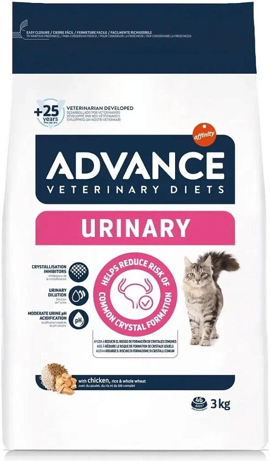 Сухой корм для кошек Advance VetDiets Cat Urinary 3 кг