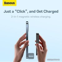 Внешний аккумулятор Baseus Magnetic Mini Wireless Fast Charging Power Bank 20W 6000mAh (черный)