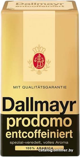 Кофе Dallmayr Prodomo Entcoffeiniert молотый 500 г