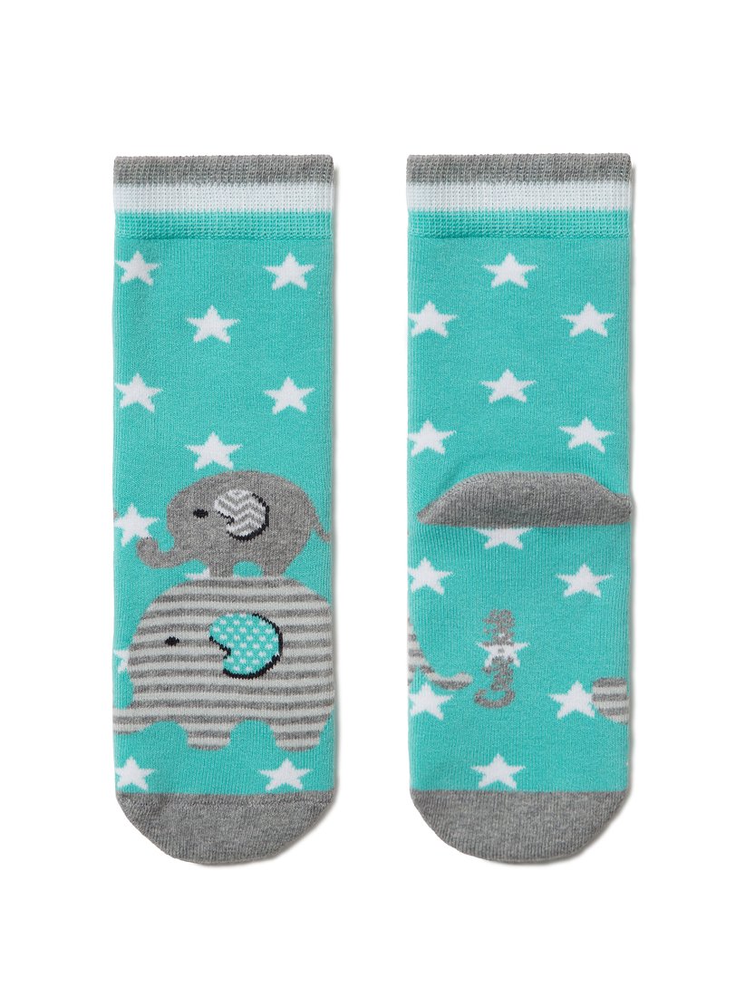 

Носки Conte-kids Sof-Tiki Слоники 7С-46СП (р. 14, бирюза 415)