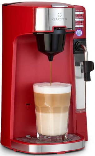 Рожковая кофеварка Klarstein Baristomat (красный)