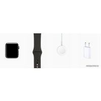 Умные часы Apple Watch Series 3 38 мм (алюминий серый космос/серый)