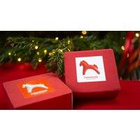 Елочная игрушка Ceramicmay Лошадка (красный)