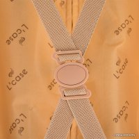 Чемодан-спиннер L'Case Singapore 78 см (кремовый беж)