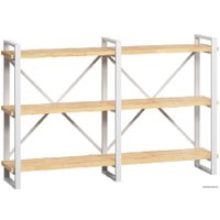 Стеллаж LoftyHome Лондейл Рант 160 (натуральный/белый)