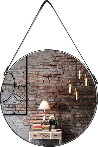 Зеркало Pea Круглое на ремне 60