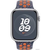 Ремешок Apple Nike Sport Band MUV93 (45 мм, синее пламя, размер M/L)