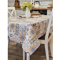 Скатерть Stolima Napco Португальская плитка 4020 (160x130)