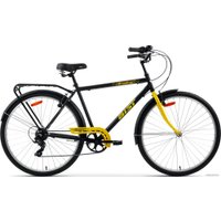 Велосипед AIST Broadway 2023 (черный/желтый)