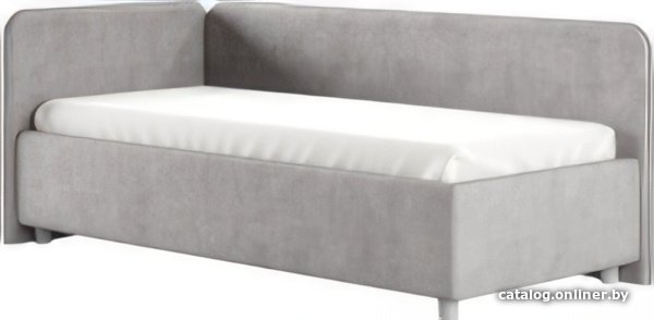 Кровать-тахта Сонум Capri L 90x200 (замша серый)
