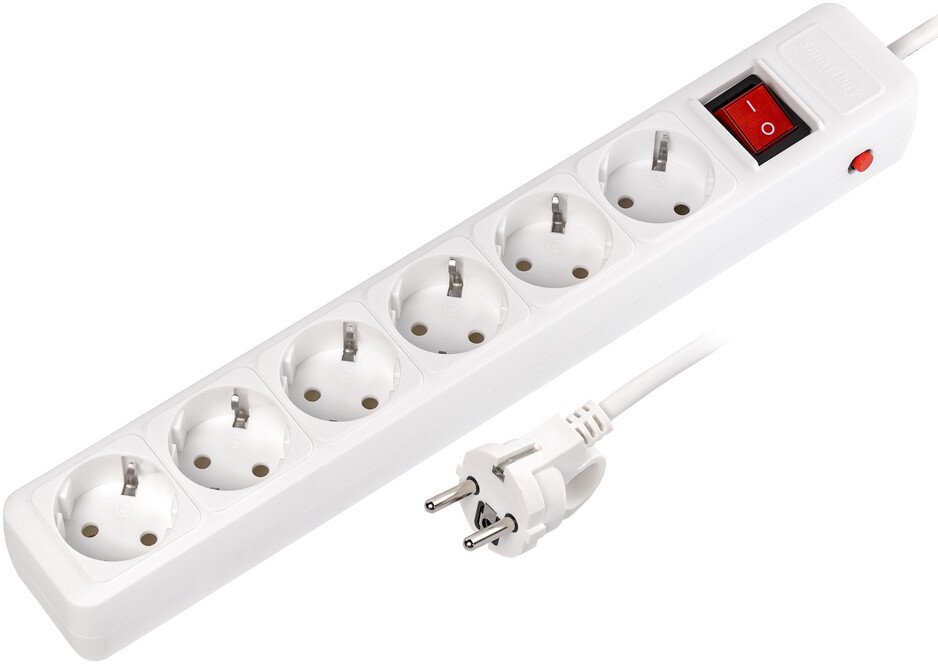 Сетевой фильтр SmartBuy SBSP-6-30-W