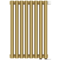 Стальной трубчатый радиатор Сунержа Эстет-00 EU50 500х360 8 секций (матовое золото)
