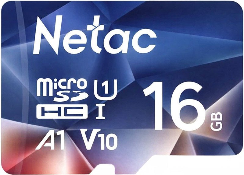 Карта памяти Netac microSDHC P500 Ultra 16GB NT02P500ULT-016G-S