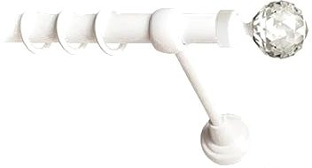 

Карниз для штор Lm Decor Кристалл (белый глянец, гладкая, 3.2м 25мм, 1 ряд)