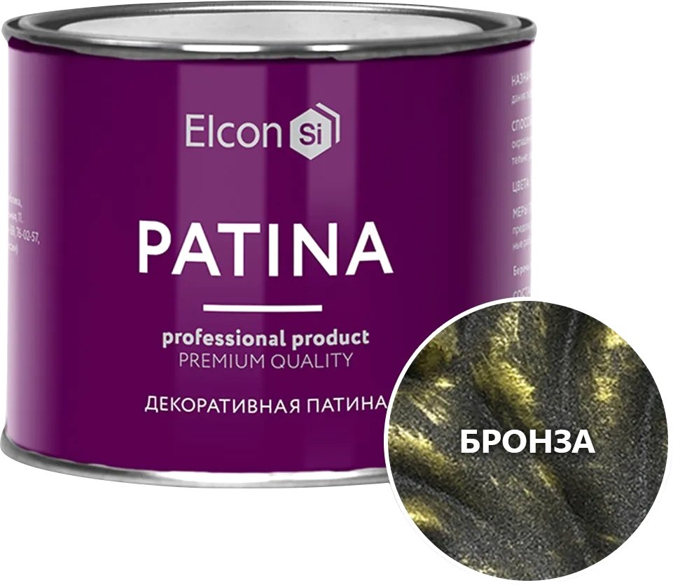 

Краска Elcon Patina кузнечная 0.2 кг (бронзовый)