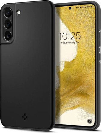 Чехол для телефона Spigen Thin Fit для Galaxy S22 ACS03983 (черный)