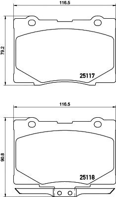 Textar 2511701