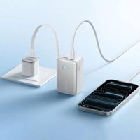 Внешний аккумулятор Anker Nano Power Bank Built-in USB-C A1638 45W 10000mAh (белый)