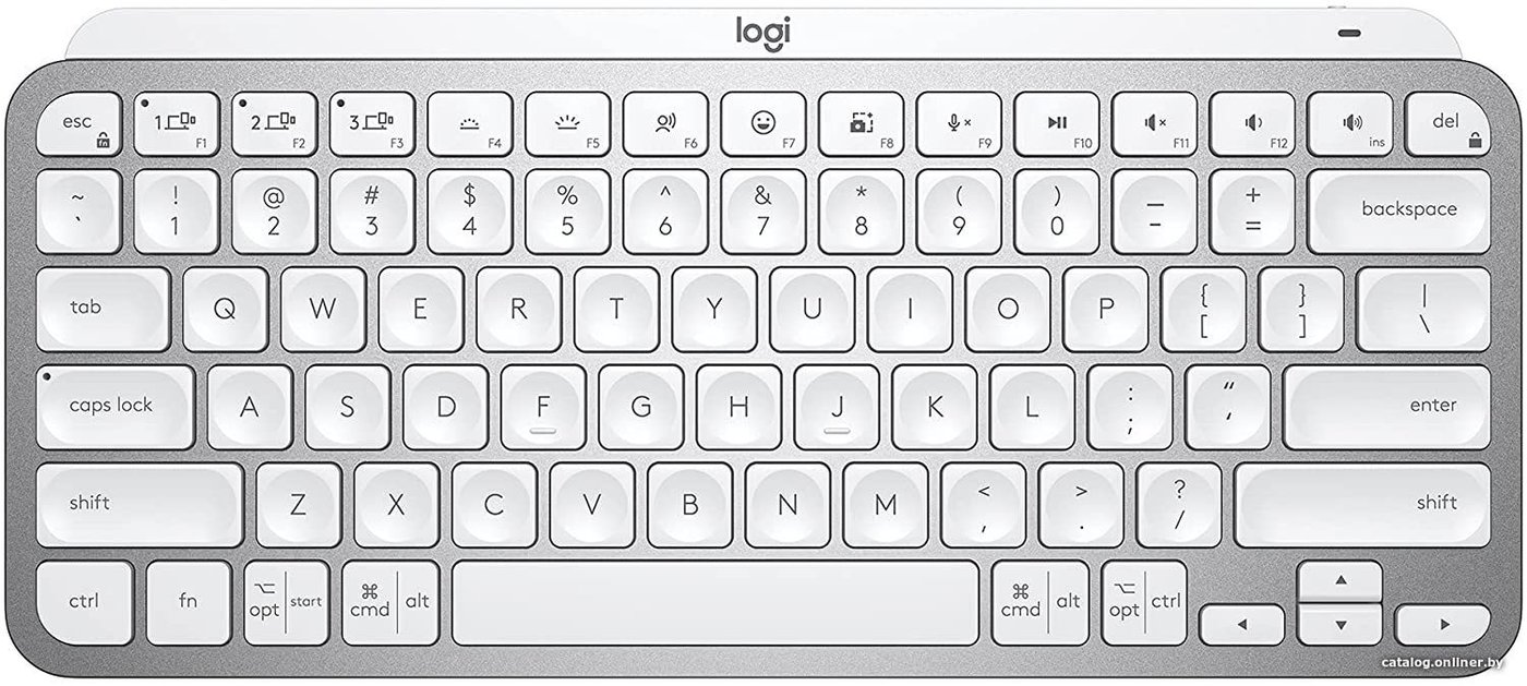 Клавиатура Logitech MX Keys Mini 920-010499 (светло-серый, нет кириллицы)