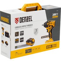 Гайковерт Denzel CIWH-BL-20-350 (с 1-им АКБ, кейс)
