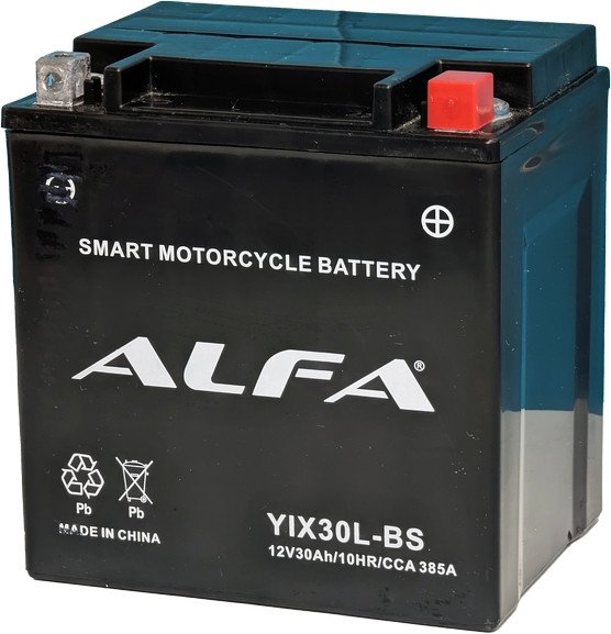 

Мотоциклетный аккумулятор ALFA YIX30L-BS (30 А·ч)