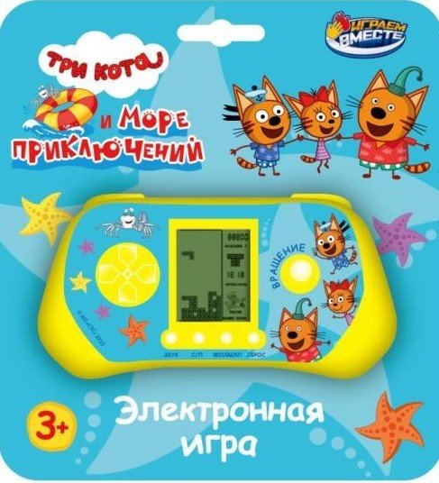 

Развивающая игрушка Играем вместе Электронная логическая игра Три Кота B1821930-R