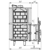 Банная печь Prometall Атмосфера XL (сетка нержавейка)
